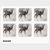 Roe Doe 2000 Quadratischer Aufkleber (Blatt)