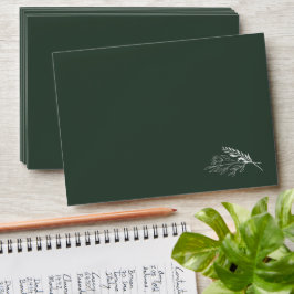 ROE Dusky Green & White Simple Wedding