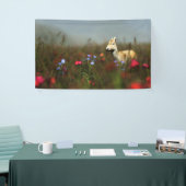 Roe in einem Wiese-Banner Banner (Messeveranstaltung)
