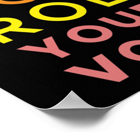 Roe Roe Roe Ihre Abstimmung 6 Poster (Ecke)