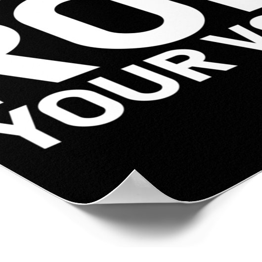 Roe Roe Roe Ihre Stimme 76 Poster (Ecke)