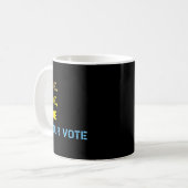 Roe roe roe roe deine Stimme Kaffeetasse (Vorderseite Links)