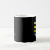Roe roe roe roe deine Stimme Kaffeetasse (Mittel)