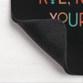 ROE ROE ROE ROE DEINE STIMME YOK MOUSEPAD (Ecke)