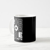 ROE ROE ROE ROE IHRE ABSTIMMUNG 79 KAFFEETASSE (Vorderseite Links)