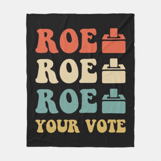 ROE ROE ROE ROE IHRE ABSTIMMUNG 886 FLEECEDECKE (Vorderseite)