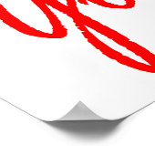 Roe Roe Roe Roe Roe Ihre Stimme Halbzeitwahlposter Poster (Ecke)