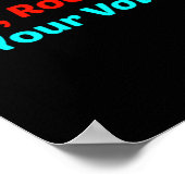 Roe Roe Roe Your Abstimmung Poster (Ecke)