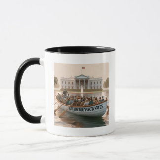 Roe Roe Roe Your Abstimmung Tasse