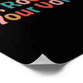Roe Roe Roe Your Vote 88 Poster (Ecke)