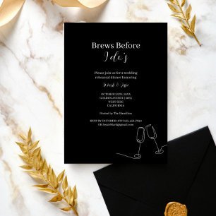 ROE Schwarz & Weiß Bräune vor dem Abendessen Einladung