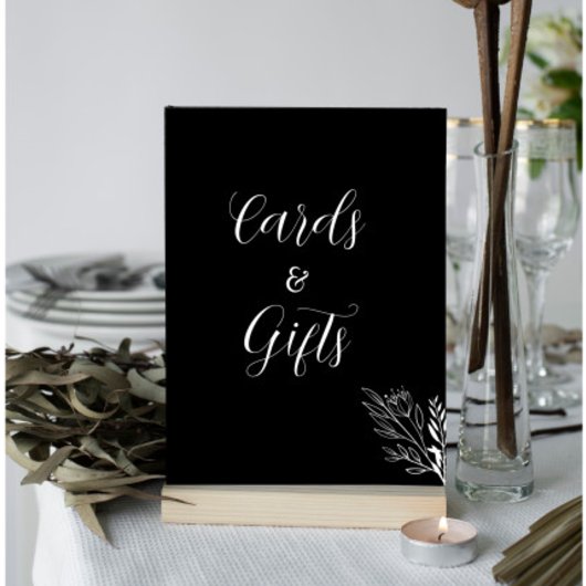 ROE Schwarz & Weiß Karten Geschenkzeichen Poster