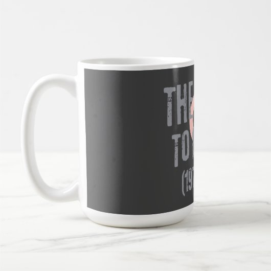 Roe V Wade Death Date Typografie Kaffeetasse (Links)
