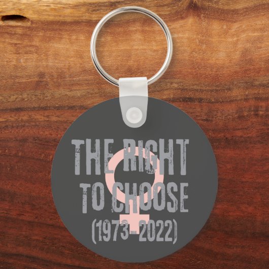 Roe V Wade Death Date Typografie Schlüsselanhänger (Vorderseite)