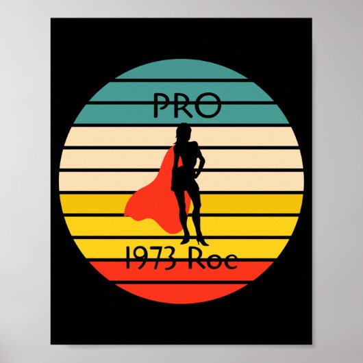 Roe Vs Wade Pro Wahl Abtreibungsrechte Frauen Frei Poster (Vorne)