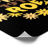 Roe / Wade Rights ProChoice Feminist Pro Poster (Ecke)