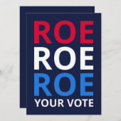 Roe Your Vote I (Vorne/Hinten)