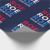 Roe Your Vote I Geschenkpapier (Ecke)