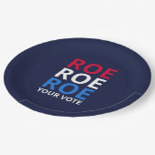 Roe Your Vote I Pappteller (Schrägansicht)