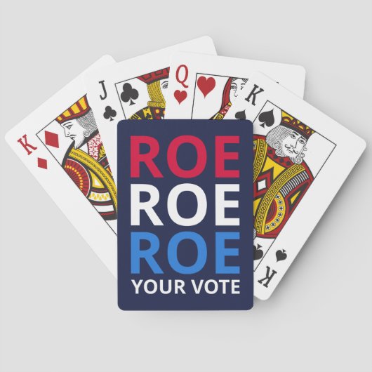 Roe Your Vote I Spielkarten (Rückseite)