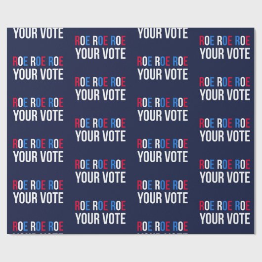Roe Your Vote II Geschenkpapier (Flach)