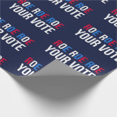 Roe Your Vote II Geschenkpapier (Ecke)