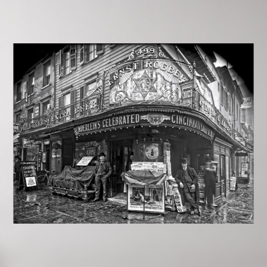 ROEBER'S SALOON - MANHATTAN - 1908 POSTER (Vorne)