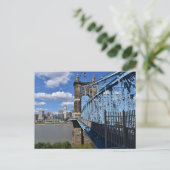 ROEBLING BRIDGE CINCINNATI Postcard Postkarte (Stehend Vorderseite)