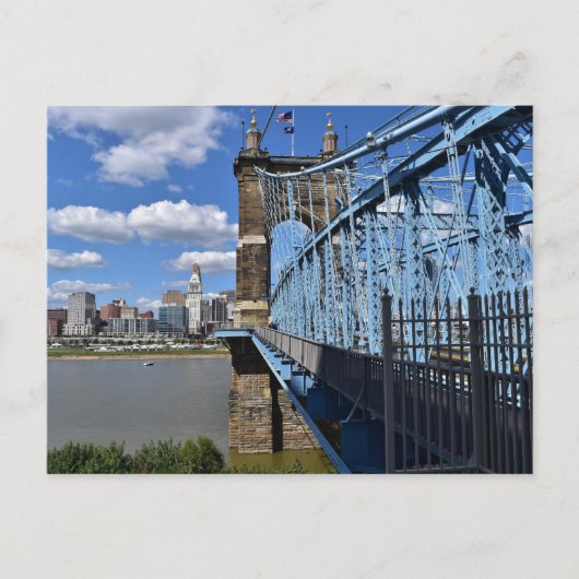 ROEBLING BRIDGE CINCINNATI Postcard Postkarte (Vorderseite)