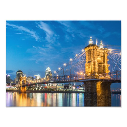 Roebling Bridge Fotodruck (Vorne)