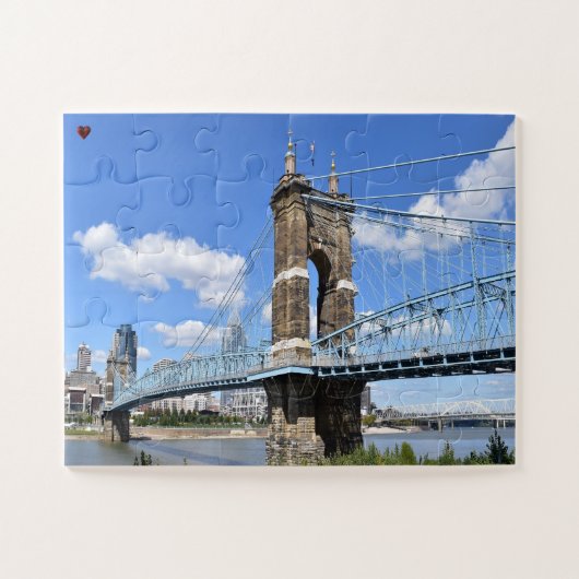 Roebling Bridge Ohio Puzzle (Horizontal)