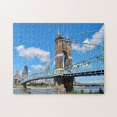 Roebling Suspension Bridge Ohio. Puzzle (Horizontal)