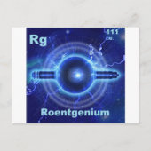 Roentgenium Postkarte (Vorderseite)