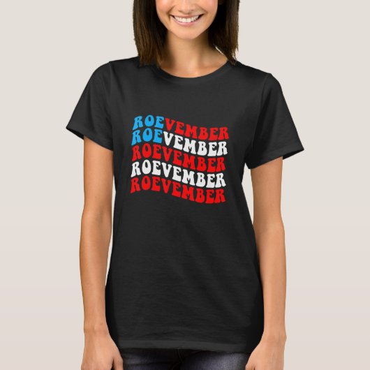 ROEVEMBER American Flag Remember November 8 2022 T-Shirt (Vorderseite)