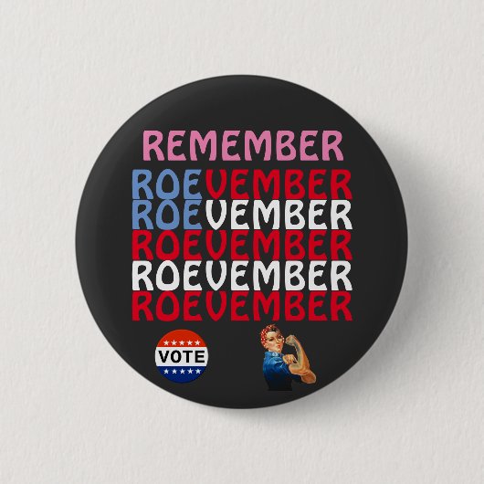 ROEVEMBER BUTTON (Vorderseite)