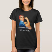 Roevember kommt Rosie the Riveter T-Shirt (Vorderseite)