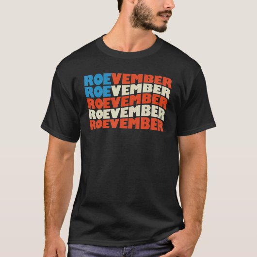 ROEVEMBER US FLAG Roe Vember Roe November Pro Roe T-Shirt (Vorderseite)