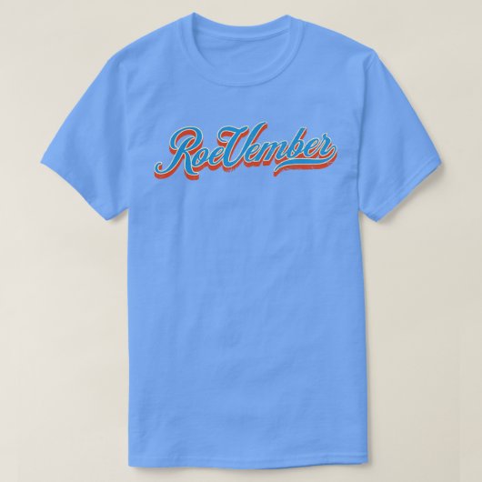 Roevember Vintage Typografie T-Shirt (Design vorne)