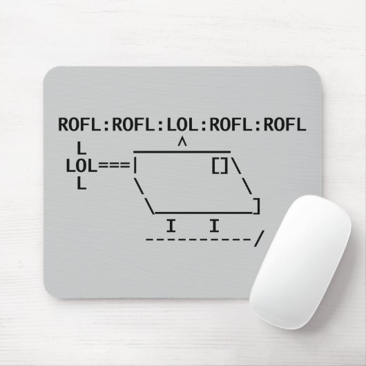 ROFLcopter Mousepad (Mit Mouse)