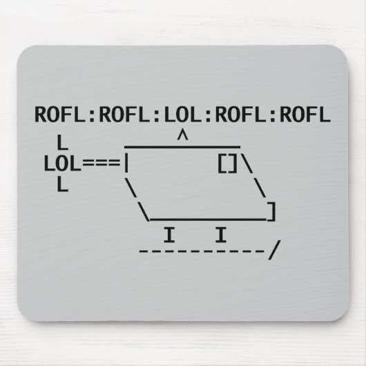 ROFLcopter Mousepad (Vorne)