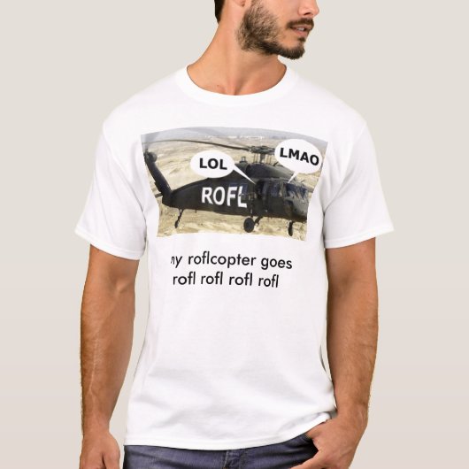 roflcopter T-Shirt (Vorderseite)