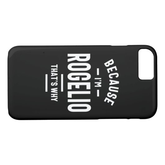 Rogelio Personalisiert Name Birthday Case-Mate iPhone Hülle (Rückseite (Horizontal))