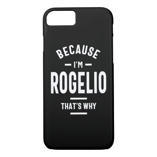 Rogelio Personalisiert Name Birthday Case-Mate iPhone Hülle (Rückseite)