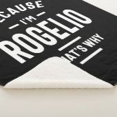 Rogelio Personalisiert Name Birthday Sherpadecke (3/4)