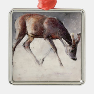 Rogen-Dollar-Winter 2000 Silbernes Ornament
