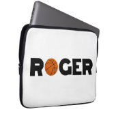 Roger Basketball Laptopschutzhülle (Vorne Rechts)