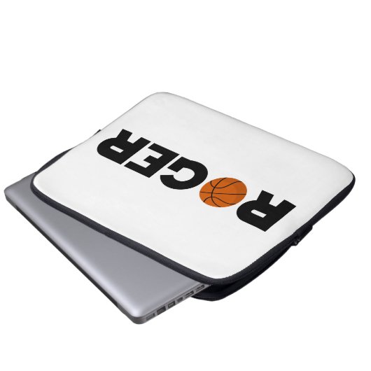 Roger Basketball Laptopschutzhülle (Vorne Knopf)