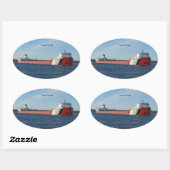 Roger Blough-Aufkleber Ovaler Aufkleber (Blatt)