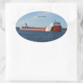 Roger Blough-Aufkleber Ovaler Aufkleber (Tasche)