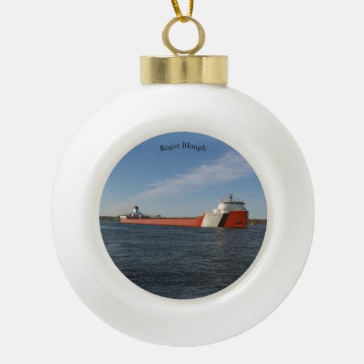 Roger Blough-Ornament Keramik Kugel-Ornament (Vorderseite)